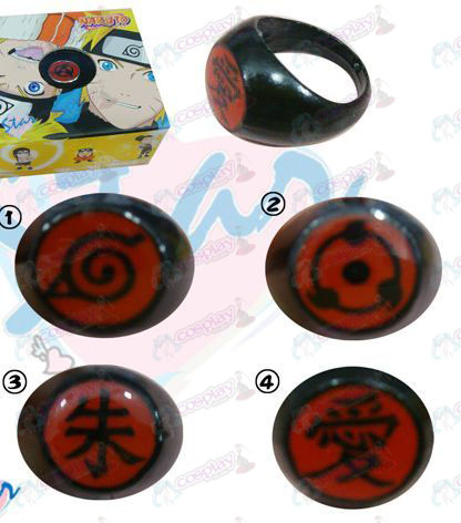 4 Modelle Naruto Ring (a)