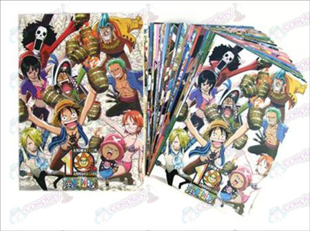 One Piece Zubehör Ansichtskarten + Karte 2