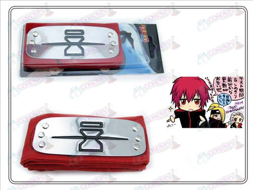 Naruto Stirnband Rebell Sand (red)