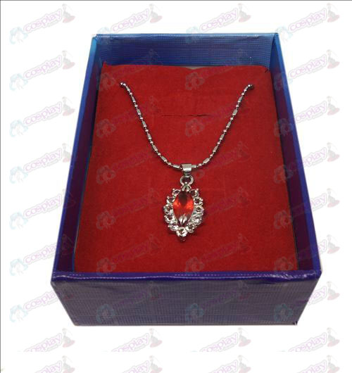 D boxed Black Butler Zubehör Diamant-Halskette (rot)