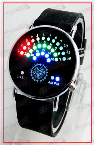 Bunte Korean Fan LED Uhren - Black Butler Zubehör