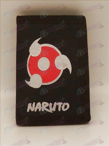 Canvas Brieftasche (Naruto schreiben runde Augen)