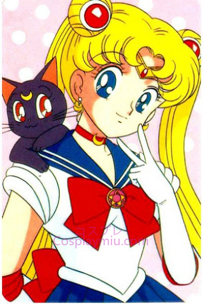 Klassische Sailor Moon Usagi Tsukino Cosplay Perücke