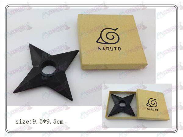 Naruto Shuriken klassische boxed (schwarz) Kunststoff