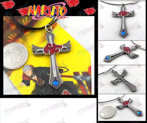 Naruto Red Cloud Halskette Farbe gun