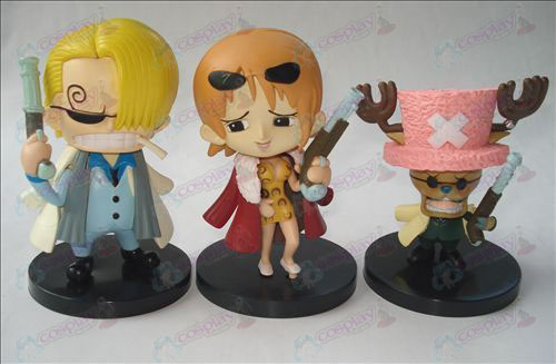 (3) One Piece Zubehör Doll (