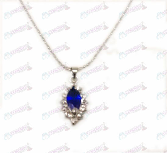 D Blister Black Butler Zubehör Diamant-Halskette (blau)