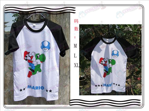 Super Mario Bros Zubehör Schwarzes T-Shirt