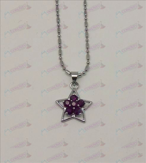Blister Lucky Star Zubehör Diamant-Halskette (lila)