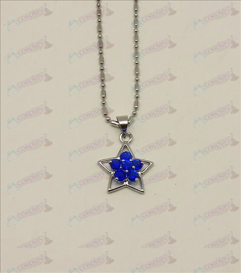 Blister Lucky Star Zubehör Diamant-Halskette (blau)