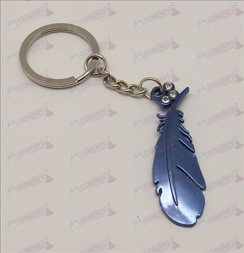 Blister Tsubasa Zubehör Feather Keychain (blau)