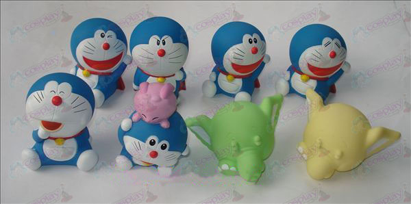 Acht Doraemon Puppe (kein Kasten)