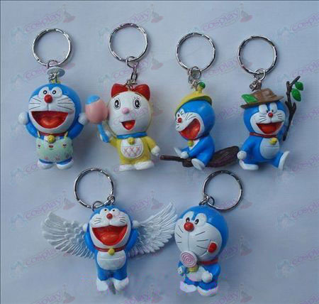6 Doraemon Puppe keychain