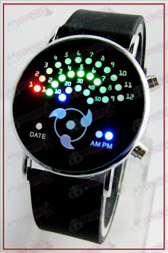 Bunte koreanische Fan LED Uhren - schreiben runde Augen