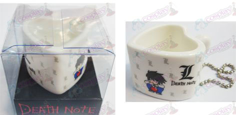 Death Note Zubehör Beutelanhänger herzförmigen Keramik-Tasse