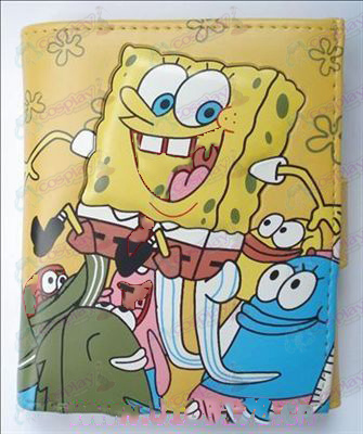 Q-Version von SpongeBob Schwammkopf Avatar-Zubehör Brieftasche (A)
