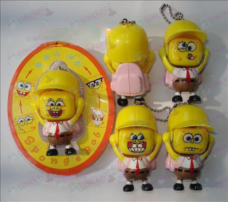 SpongeBob Schwammkopf Zubehör Gesicht Puppe Ornamente (a) Pulver-Pakete