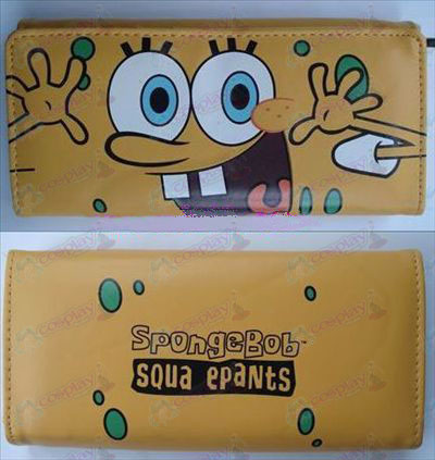 SpongeBob Schwammkopf Zubehör Farbe lange Brieftasche (A-Bereich)