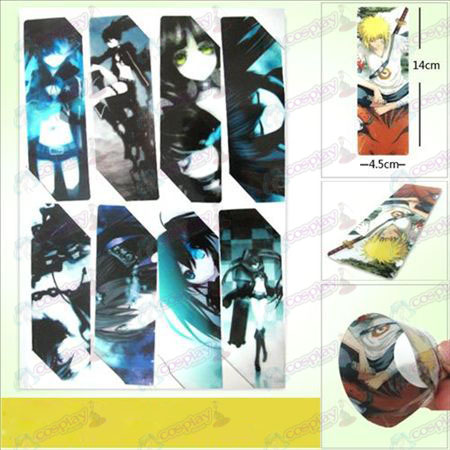 SQ014-Lack Rock Shooter Zubehör anime großen Bookmarks (5 Version des Preises)