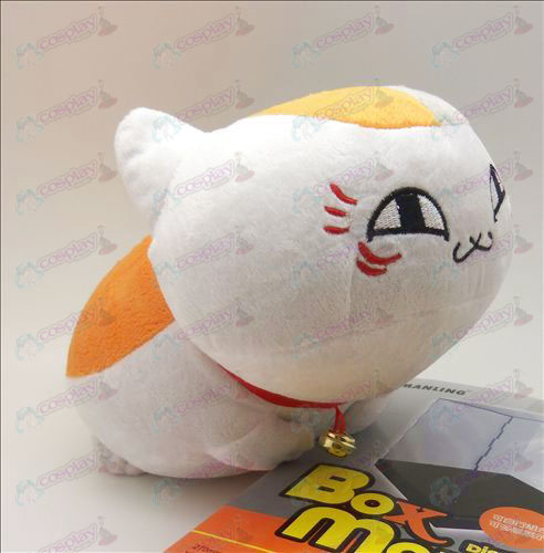 Natsume Buch der Freunde Zubehör Kleine weiße Katze liegend Plüsch Puppe (31cm