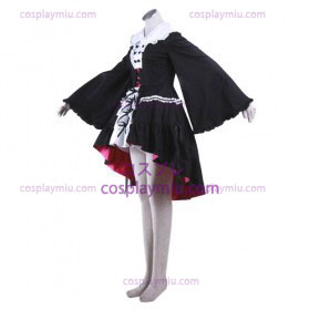 Haruhi Suzumiya Nagato Yuki Schwarz Maid Cosplay Lolita Cosplay Kostüme