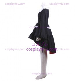 Haruhi Suzumiya Nagato Yuki Schwarz Maid Cosplay Lolita Cosplay Kostüme