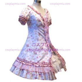 Garden Style Rosa Gebrochene Flower Kleiden Lolita Cosplay Kostüme