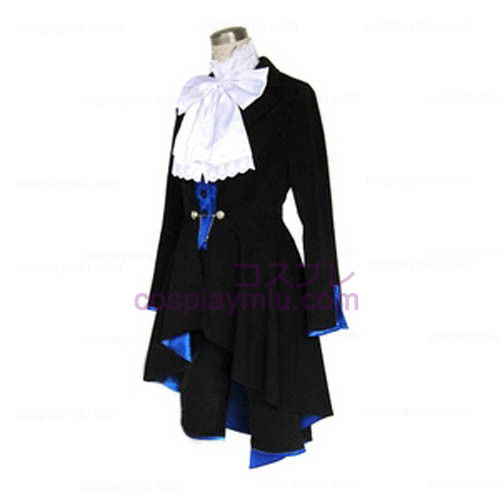 Kuroshitsuji Ciel Phantomhive Black & Blue Lolita Cosplay Kostüm