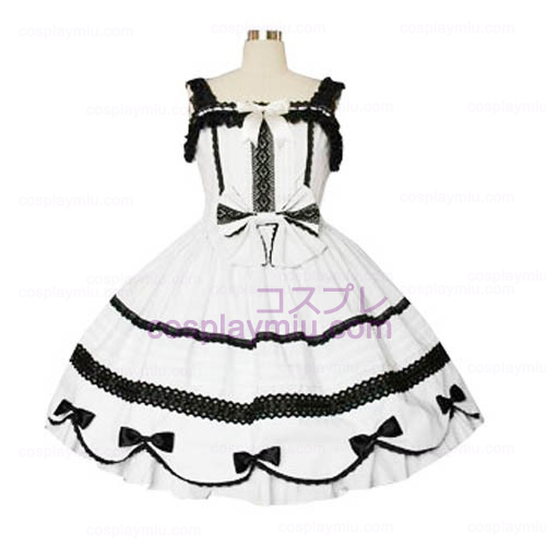 Spitzenbesatz Gothic Lolita Cosplay Kleid