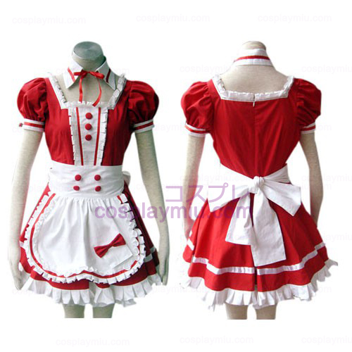 Red Gothic Lolita Cosplay Kostüme