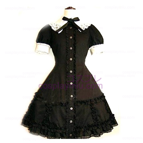 Black Lace Corset Kleiden Lolita Cosplay Kostüme
