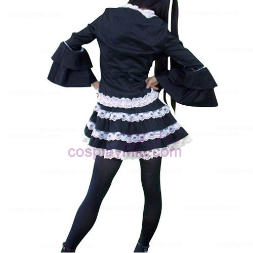Black Lolita Halloween Cosplay Kostüme