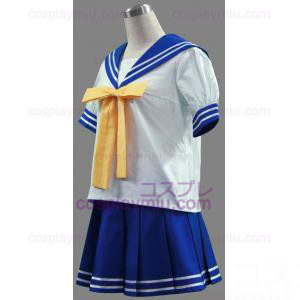 Lucky Star Sakura School Girl Summer School Uniform Cosplay Kostüme