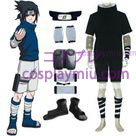 Naruto Uchiha Sasuke Cosplay Kostüme - Black Cape