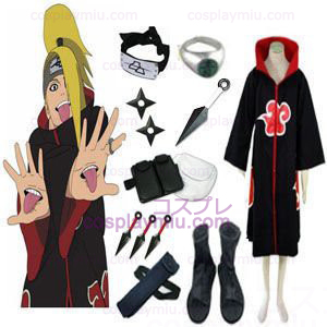 Naruto Akatsuki Deidara & Team Akatsuki Cosplay Kostüme