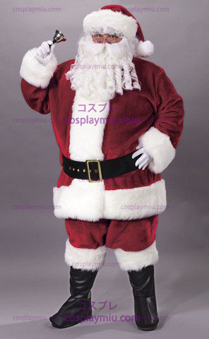 Santa Suit Prem PLSH Crimsn