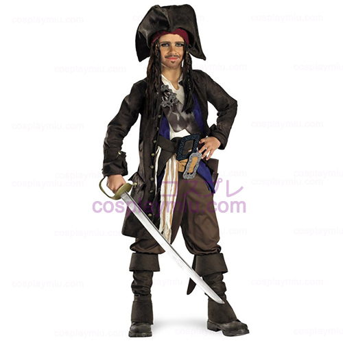 Fluch der Karibik - Captain Jack Sparrow Prestige Child Kostüme