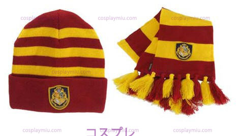 Harry Potter Hogwarts Knit Mütze und Schal Set