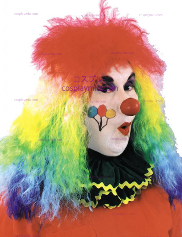 Regenbogen Curly Clown Perücke