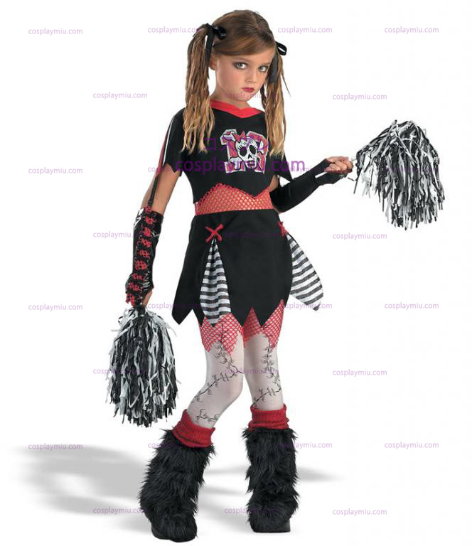 Goth Cheerleaderin Child Kostüme