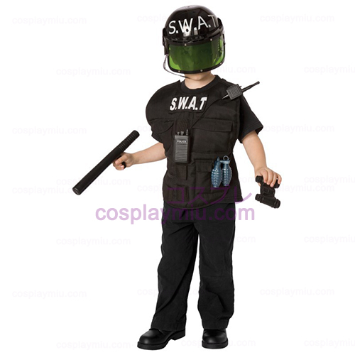 S.W.A.T. Offizier Child Kostüme Kit