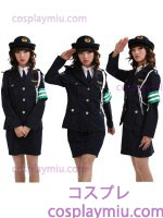 Schöne Lady Police Uniform Kostüme