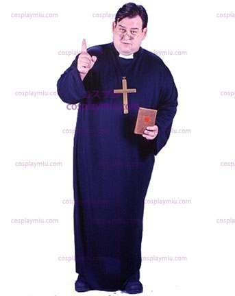 Mens Plus Size Priest Kostüme