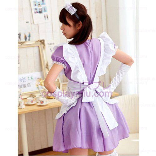 Lolita Ainme Cosplay Kostüme / Purple Maid Kostümes