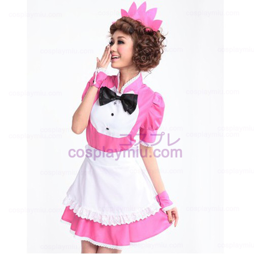Lolita Cosplay Kostüme / Peach rosa Barbie-Puppe Maid Kostümes