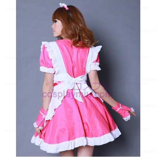 Peach Blossom Anime Lolita Maid Kostümes