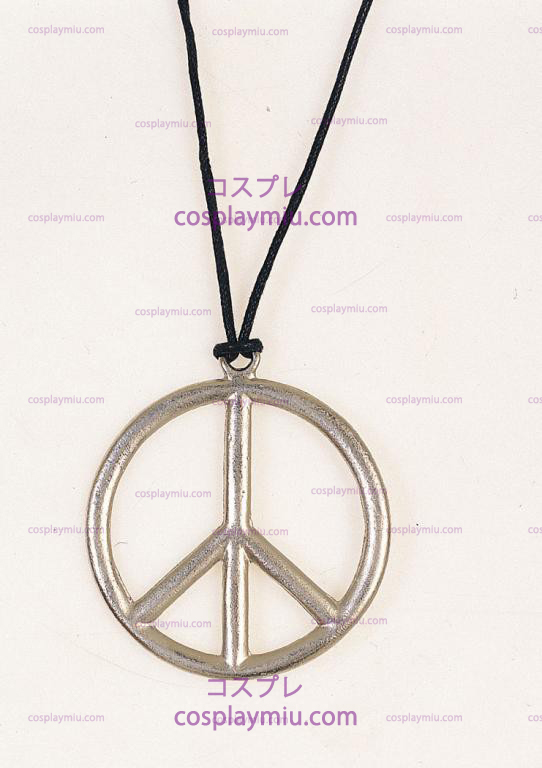 Metall Frieden Halskette
