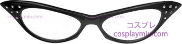 Glasses 50'S Strass Bk Clr