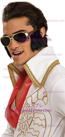 Elvis Brille mit Koteletten