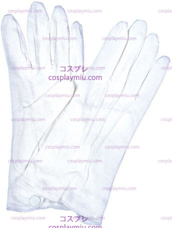 Handschuhe Cotton W / Snap, weiß 1S